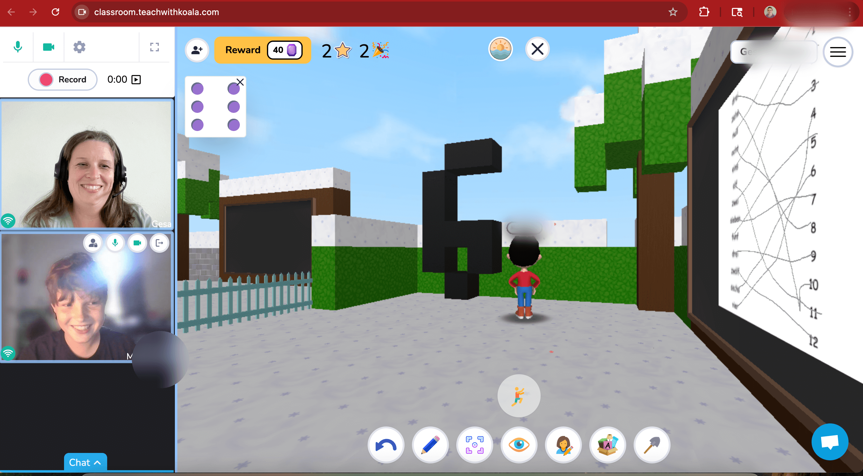 Interactive Koala Go German lesson with movement and speaking activities.