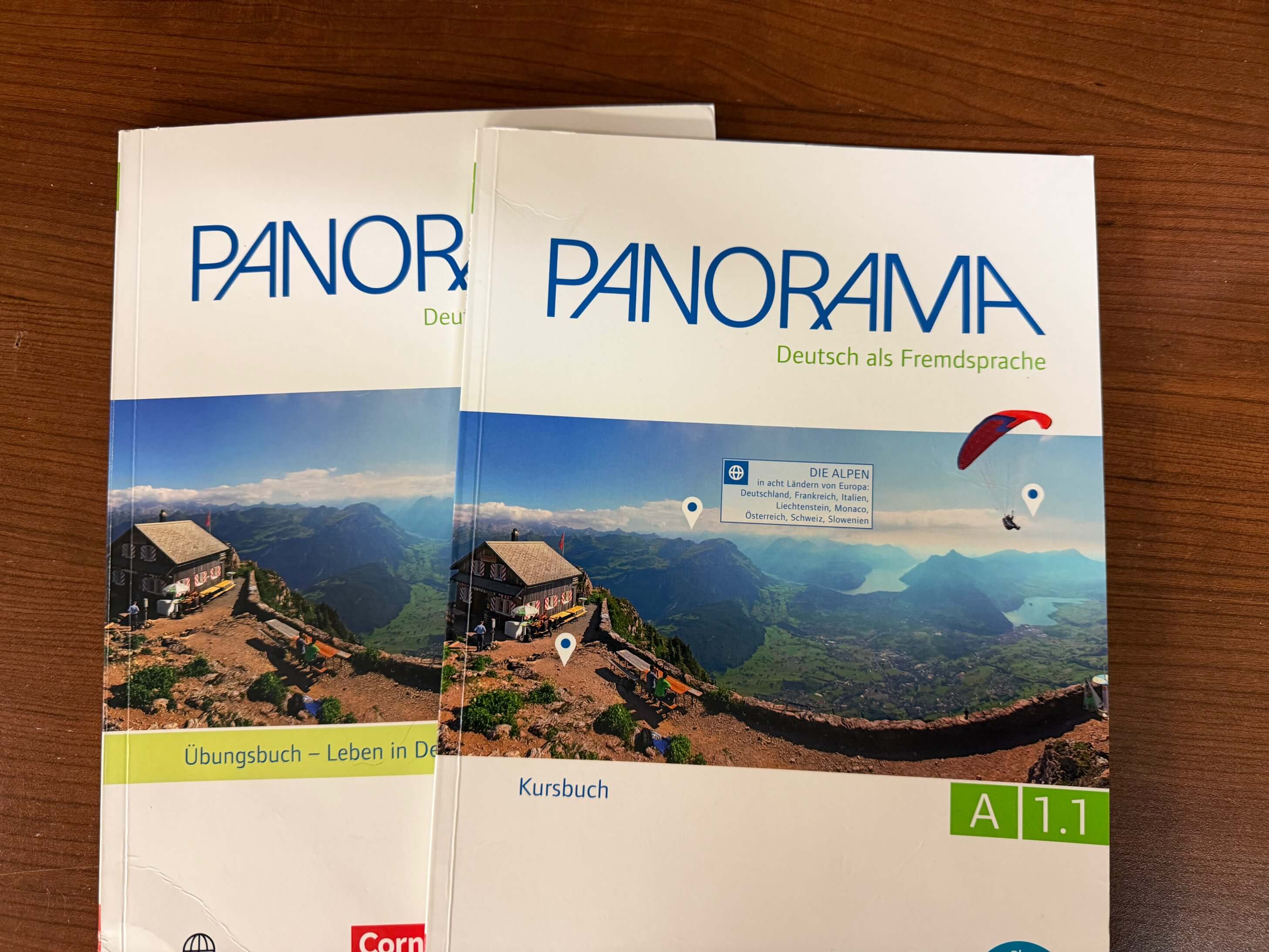 CEFR aligned German course books used in German4FUN adult lessons Panorama